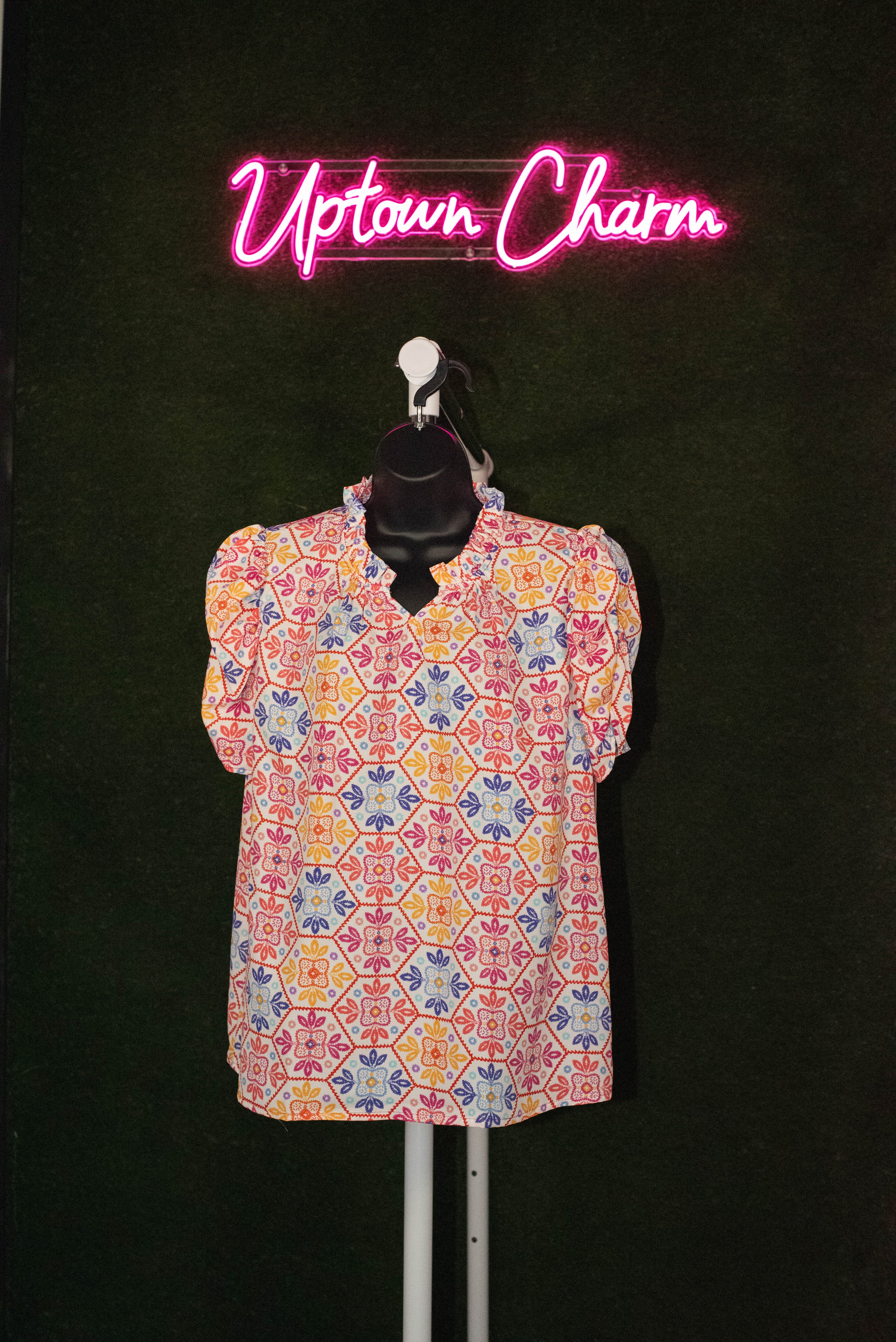 Colorful Boho Blouse